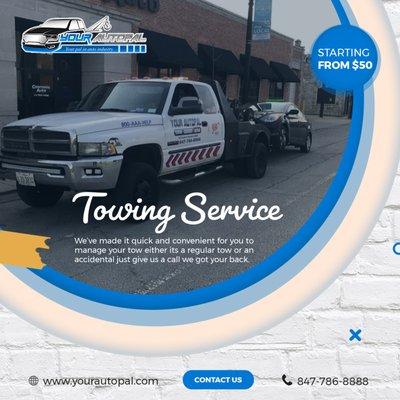 Our Towing Servies Starting from $50!

Contact us now - www.yourautopal.com

#yourautopal #auto #pal #autoservice #service #towing #towingse