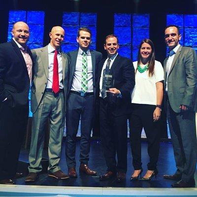 SPEAR team members accepting the 2016 Private Practice of the Year award from the APTA - the most coveted award in the industry!