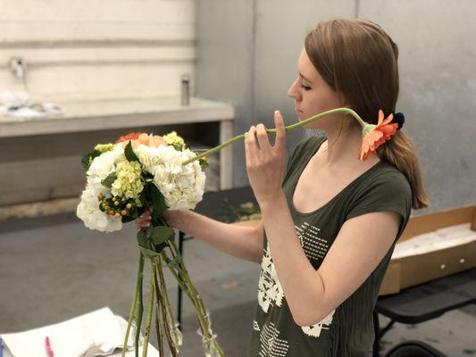 Hand Tied Bouquet Class with Micheal Gaffney