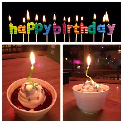 Reserve a table for your B-day party and receive a free b-day drink.