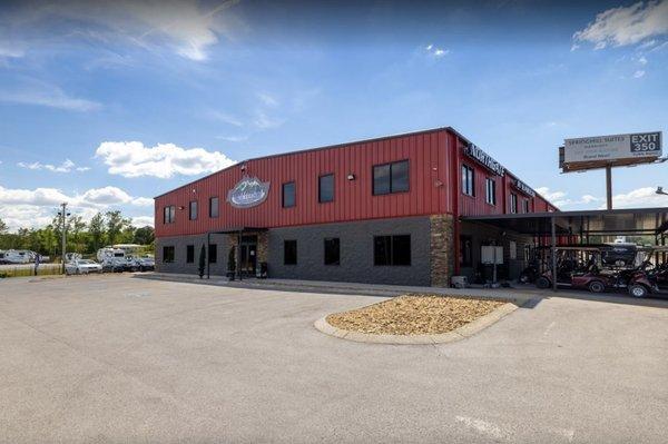 Exterior view of our RV dealership in Ringgold, Georgia.