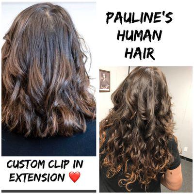 custom clip in extensions