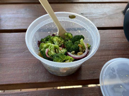 side of broccoli salad