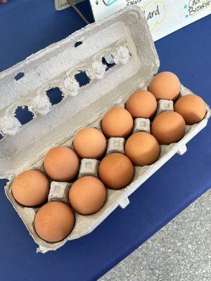 Fresh farm eggs from THREE SONS farm