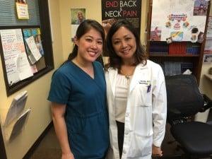 Tiffany (Front Office Manager) & Dr. Purino