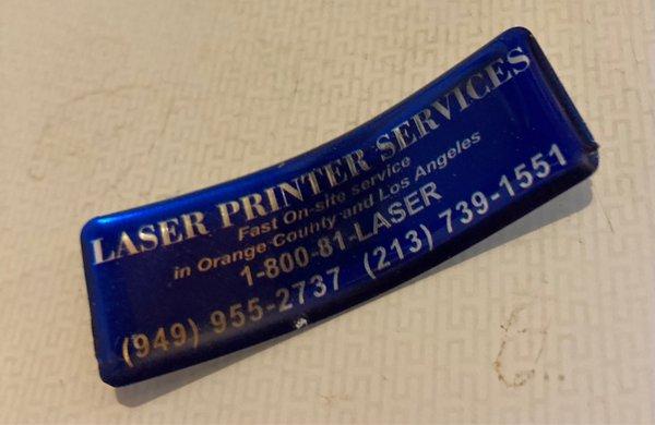 Printer repair info