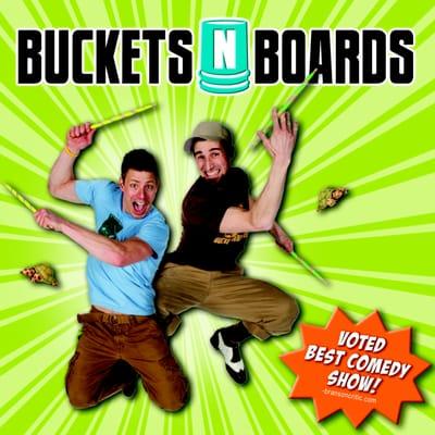 Buckets N Boards Comedy Percussion Show