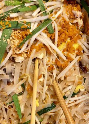 Pad Thai, yummy with noodles for days!