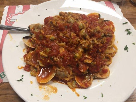 Linguine with Clam Sauce.