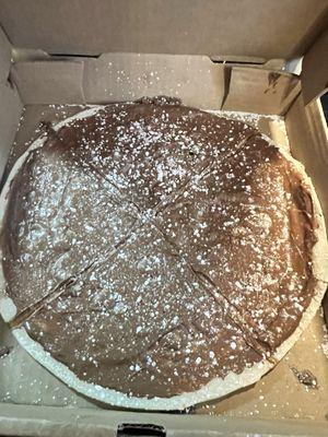 Nutella pizza