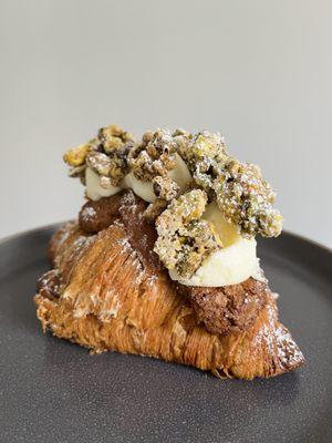 Pistachio Twitch Baked Croissant