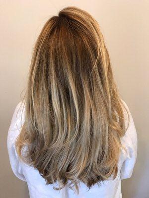 Ombré and cut by Bart