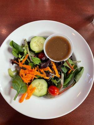 House Salad with balsamic dressing