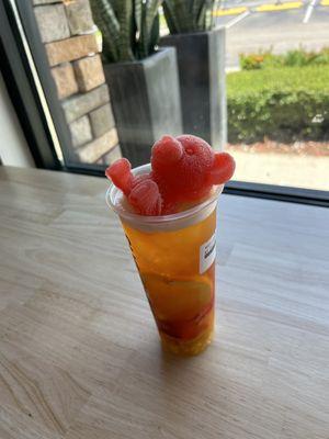 Teddy bear added to Four Seasons fruit tea