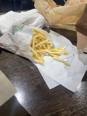 Large fry shared with my wife