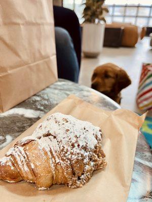 Almond croissant