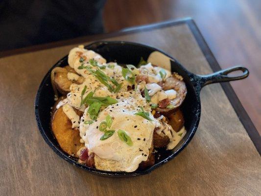 Loaded potato rounds