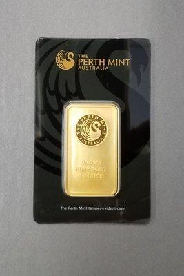 1 oz. .9999 Gold Australian Perth Mint Bar