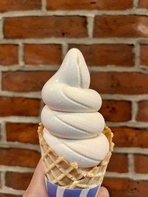 Vanilla chai swirl soft serve