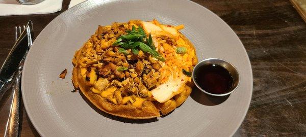 Korean BBQ Chicken and Waffles (Outstanding!)