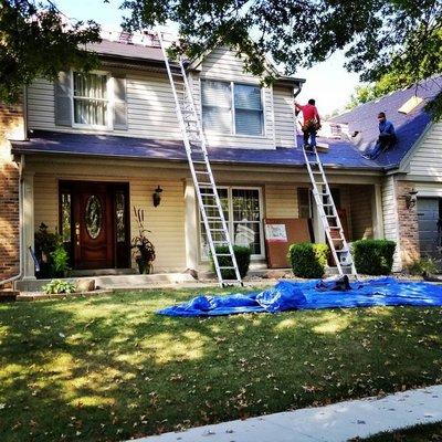 Roof replacement in progress!