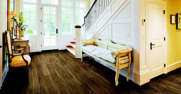 Beautiful, durable, and 100% waterproof, COREtec Colorwall is a curated offering of luxury vinyl planks, styled in a stunning array.