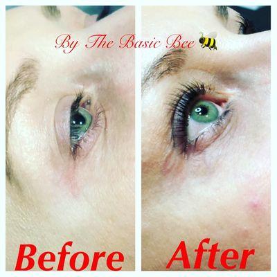 Lash Lift, tint and keratin treatment