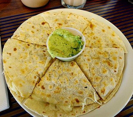 Still tastes the same. Chicken quesadilla. Love the consistency all these years!