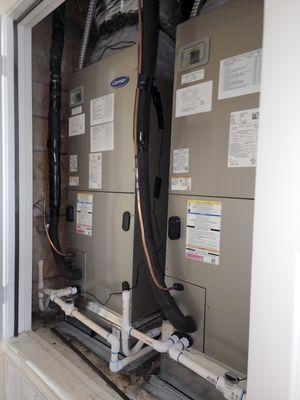 2 new heatpump systems