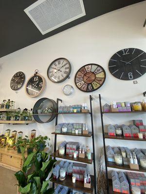 Clocks, candles, and more!