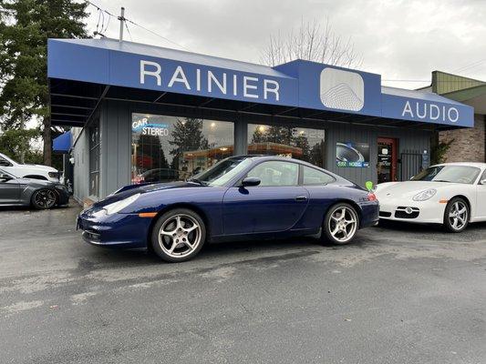 2003 Porsche 911 in for a complete audio upgrade