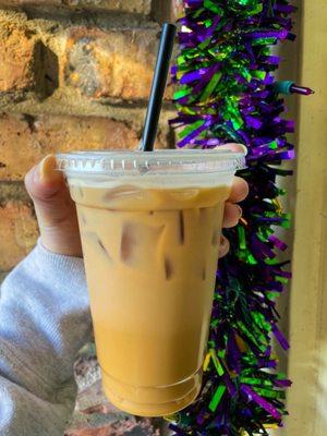 King Cake Latte! (instagram: @diningwithkels)