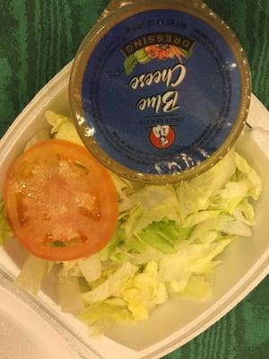 Lol. This is their salad.