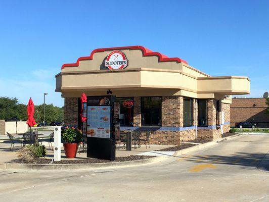 Building Exterior with Drive Thru and Patio