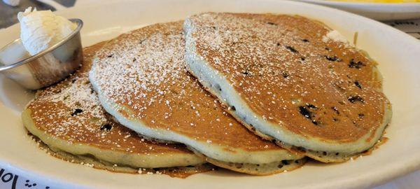 Adult blueberry pancakes