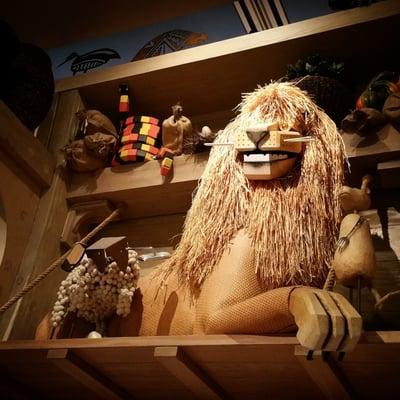 "Animals" at the Noah's Ark Exhibit, made from recycled/repurposed materials.