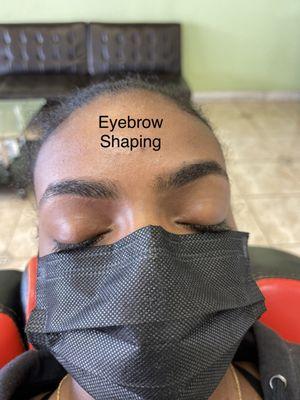 Eyebrow threading/ shaping