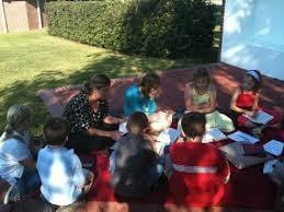 Sunday school outside