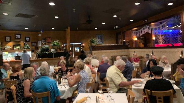 The main dining room