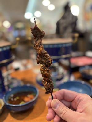 Beef skewer