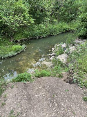 Overlook of the creek.