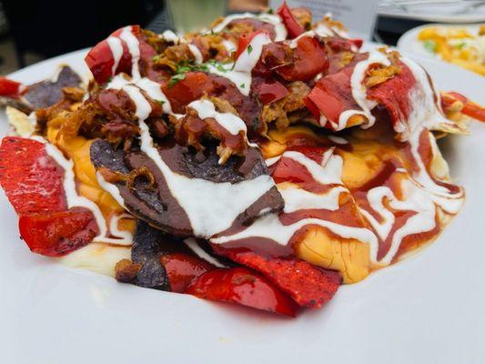 The Pulled Pork Nachos were out of this world!