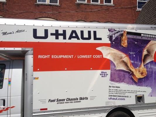 We rent UHaul trucks!