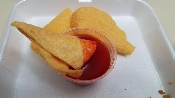 Crispy wontons, finally someone knows what they're doing. This is my spot from now on.