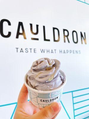 {Lavender earl grey} amazing and unique flavor. ice cream is so smooth and creamy. Love that they add the rose design. Highly recommend!