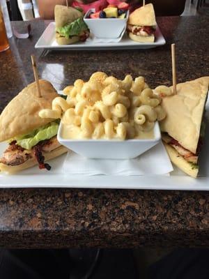 Grilled Chicken Sandwich and Jalapeño Mac n Cheese