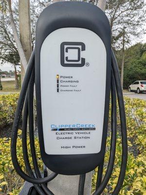 EV charging station at Roger Dean Chevrolet, Cape Coral