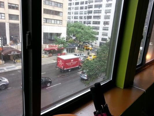 View of 3rd avenue from th adjustment room