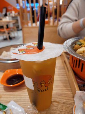 Iced mango passionfruit tea - it was ok