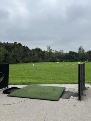 Golf range area